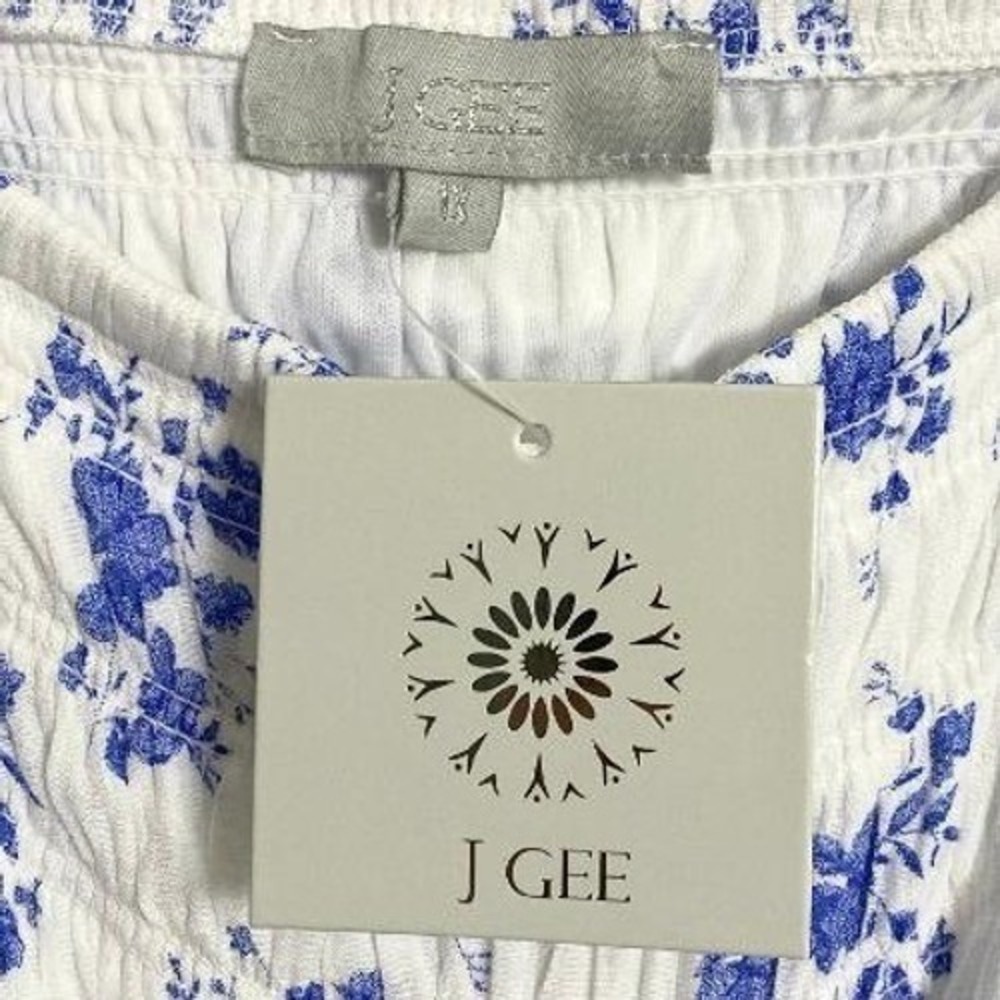 Anthropologie J Gee 1X Maxi Dress Cottagecore Romantic Coquette Feminine Dainty - Picture 6 of 7